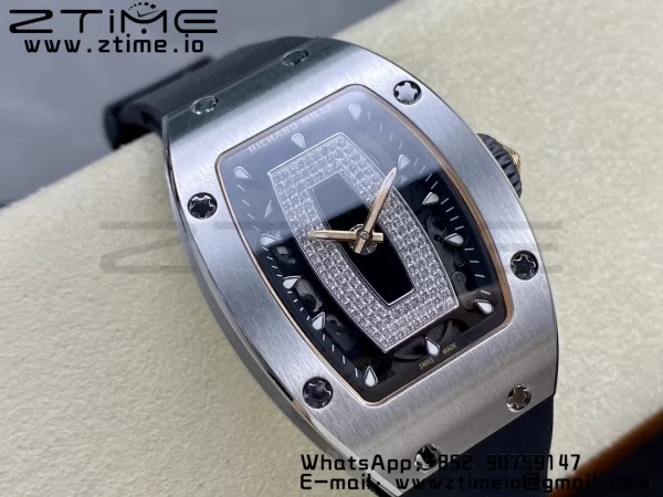 RICHARD MILLERM RM007 RM07-01 SS BBA Best Edition Black dial with on Black Rubber Strap - Super Clone Watch | 1:1 Best Version
