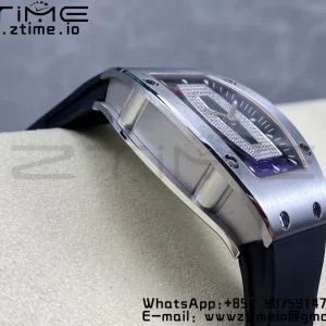 RICHARD MILLERM RM007 RM07-01 SS BBA Best Edition Black dial with on Black Rubber Strap - Super Clone Watch | 1:1 Best Version