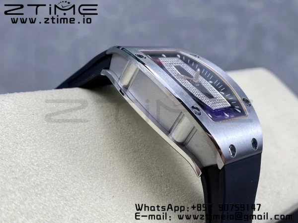 RICHARD MILLERM RM007 RM07-01 SS BBA Best Edition Black dial with on Black Rubber Strap - Super Clone Watch | 1:1 Best Version
