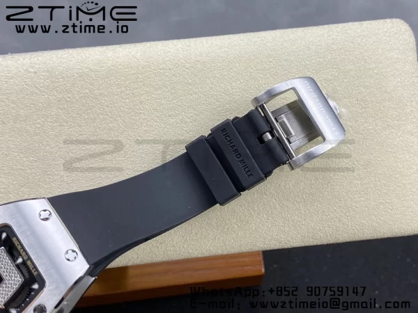 RICHARD MILLERM RM007 RM07-01 SS BBA Best Edition Black dial with on Black Rubber Strap - Super Clone Watch | 1:1 Best Version