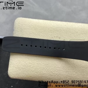 RICHARD MILLERM RM007 RM07-01 Ceramic BBA Best Edition Black dial with diamond centre on Black Rubber Strap - Super Clone Watch | 1:1 Best Version