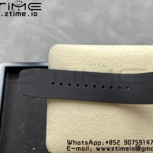RICHARD MILLERM RM007 RM07-01 Black  Ceramic BBA Best Edition Black  dial with diamond centre on Black Rubber Strap - Super Clone Watch | 1:1 Best Version