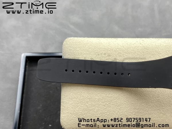 RICHARD MILLERM RM007 RM07-01 Black  Ceramic BBA Best Edition Black  dial with diamond centre on Black Rubber Strap - Super Clone Watch | 1:1 Best Version
