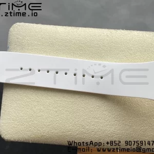 RICHARD MILLERM RM007 RM07-01 セラミックBBAベストエディション ブラックダイアル、ダイヤモンドセンター、ホワイトラバーストラップ - スーパークローンウォッチ｜1:1ベストバージョン