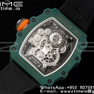 RICHARD MILLERM RM21-02 Tourbillon NTPT RMF Best Edition Skeleton Dial on Black Nylon Strap - Super Clone Watch | 1:1 Best Version