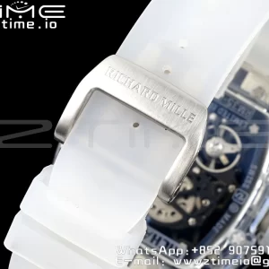 RICHARD MILLERM RM035 RM35-01 Transparent RMF Best Edition Skeleton Dial on Translucent Rubber Strap Clone RMUL2 - スーパークローンウォッチ｜1:1ベストバージョン
