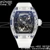 RICHARD MILLERM RM035 RM35-01 Transparent RMF Best Edition Skeleton Dial on Translucent Rubber Strap Clone RMUL2 - Super Clone Watch | 1:1 Best Version