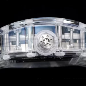 RICHARD MILLERM RM 53-02 Transparent Case Real Tourbillon Pablo Mac Donough JBF Best Edition on Transparent Rubber Strap V2 - スーパークローンウォッチ｜1:1ベストバージョン