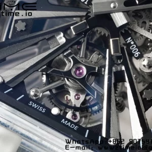 RICHARD MILLERM RM012 RM12-01 Transparent Tourbillon RMF Best Edition スケルトンダイアル、ラバーストラップ - スーパークローンウォッチ｜1:1ベストバージョン
