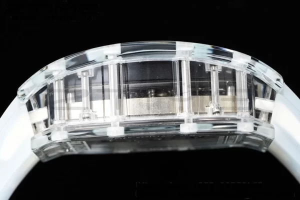 RICHARD MILLERM RM012 RM12-01 Transparent Tourbillon RMF Best Edition スケルトンダイアル、ラバーストラップ - スーパークローンウォッチ｜1:1ベストバージョン