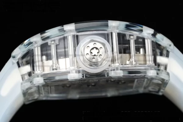 RICHARD MILLERM RM012 RM12-01 Transparent Tourbillon RMF Best Edition スケルトンダイアル、ラバーストラップ - スーパークローンウォッチ｜1:1ベストバージョン