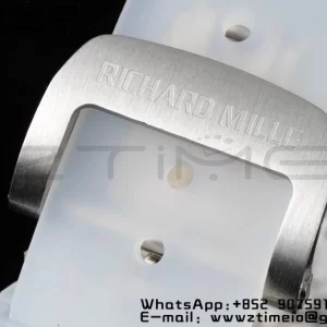 RICHARD MILLERM RM012 RM12-01 Transparent Tourbillon RMF Best Edition スケルトンダイアル、ラバーストラップ - スーパークローンウォッチ｜1:1ベストバージョン