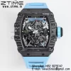 RICHARD MILLE RM035 RM35-02 Black Carbon BBR Factory Best Edition Skeleton Dial on Blue Rubber Strap Clone RMUL2 - Super Clone Watch | 1:1 Best Version