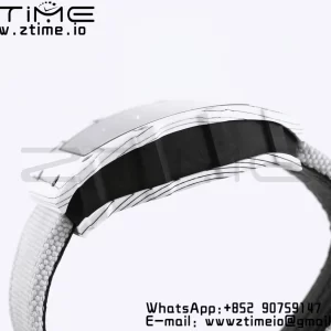 RICHARD MILLE RM035 RM35-01 Quadrante scheletrato in carbonio bianco BBR Best Edition con cinturino in nylon bianco Clone RMUL3 - Orologio Super Clone | 1:1 Miglior Versione