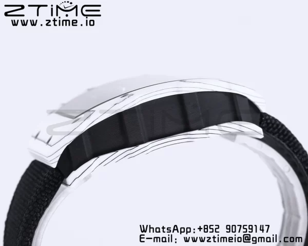 RICHARD MILLE RM035 RM35-01 White Carbon BBR Best Edition Skeleton Dial on Black Nylon Strap Clone RMUL3 - Super Clone Watch | 1:1 Best Version