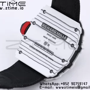 RICHARD MILLE RM035 RM35-01 White Carbon BBR Best Edition Skeleton Dial on Black Nylon Strap Clone RMUL3 - Super Clone Watch | 1:1 Best Version