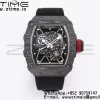 RICHARD MILLE RM035 RM35-01 Black Carbon BBR Best Edition Quadrante scheletrato con cinturino in nylon nero Clone RMUL3 - Orologio Super Clone | 1:1 Miglior Versione