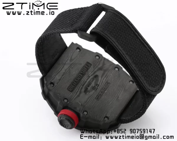 RICHARD MILLE RM035 RM35-01 Black Carbon BBR Best Edition Skeleton Dial on Black Nylon Strap Clone RMUL3 - Super Clone Watch | 1:1 Best Version
