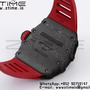 RICHARD MILLE RM035 RM35-01 Black Carbon BBR Best Edition Skeleton Dial on Red Rubber Strap Clone RMUL3 - Super Clone Watch | 1:1 Best Version