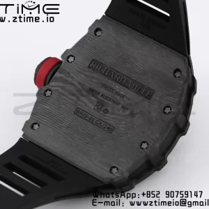 RICHARD MILLE RM035 RM35-01 Black Carbon BBR Best Edition Skeleton Dial on Black Rubber Strap Clone RMUL3 - Super Clone Watch | 1:1 Best Version