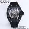 RICHARD MILLE RM055 BlackCeramic BBR Factory Best Edition スケルトン ブラックダイヤル ブラックインサイドフレーム ブラックストラップ クローン RMUL2 V3 - スーパークローンウォッチ｜1:1 ベストバージョン