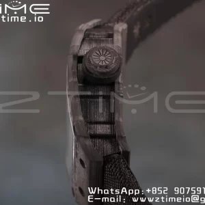 RICHARD MILLERM RM12-01 Real NTPT RMF Best Edition Skeleton Black Dial on Red Nylon Strap - Super Clone Watch | 1:1 Best Version