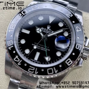Rolex GMT Master II 116710 LN 904L SS ARF 1:1 Best Edition Black Dial on Oyster Bracelet SH3285 CHS - Super Clone Watch | 1:1 Best Version