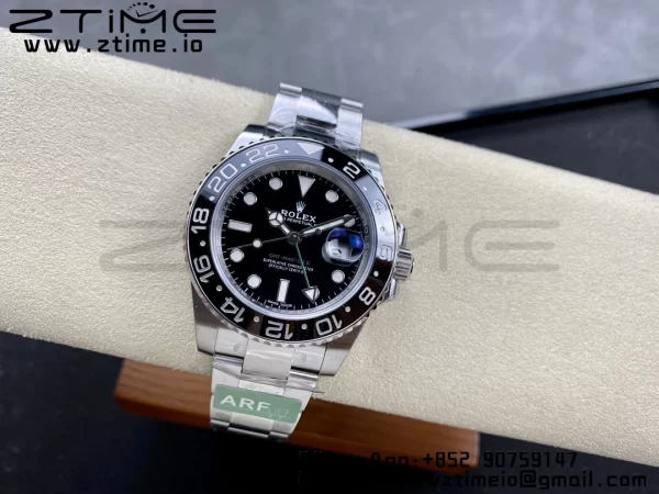 Rolex GMT Master II 116710 LN 904L SS ARF 1:1 Best Edition Black Dial on Oyster Bracelet SH3285 CHS - Super Clone Watch | 1:1 Best Version