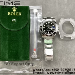 Rolex GMT Master II 116710 LN 904L SS ARF 1:1 Best Edition Black Dial on Oyster Bracelet SH3285 CHS - Super Clone Watch | 1:1 Best Version