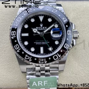 Rolex GMT Master II 116710 LN 904L SS ARF 1:1 Best Edition Black Dial on Jubilee Bracelet SH3285 CHS - Super Clone Watch | 1:1 Best Version