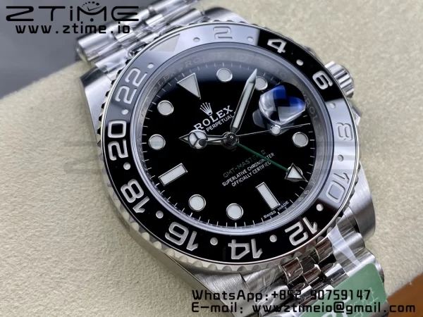 Rolex GMT Master II 116710 LN 904L SS ARF 1:1 Best Edition Black Dial on Jubilee Bracelet SH3285 CHS - Super Clone Watch | 1:1 Best Version