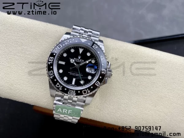 Rolex GMT Master II 116710 LN 904L SS ARF 1:1 Best Edition Black Dial on Jubilee Bracelet SH3285 CHS - Super Clone Watch | 1:1 Best Version