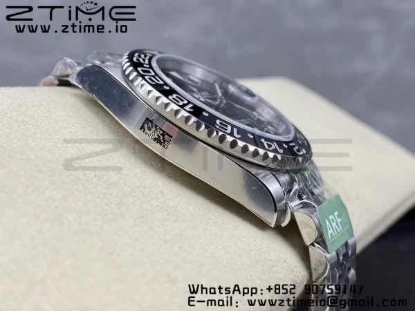 Rolex GMT Master II 116710 LN 904L SS ARF 1:1 Best Edition Black Dial on Jubilee Bracelet SH3285 CHS - Super Clone Watch | 1:1 Best Version