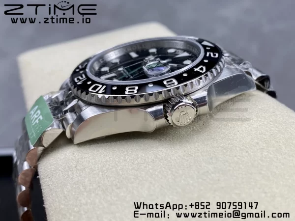 Rolex GMT Master II 116710 LN 904L SS ARF 1:1 Best Edition Black Dial on Jubilee Bracelet SH3285 CHS - Super Clone Watch | 1:1 Best Version