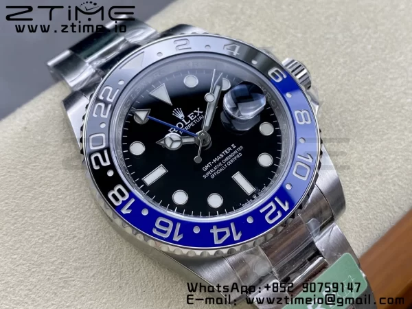 Rolex GMT-Master II 126710 BLNR Blue/Black Ceramic 904L ARF 1:1 Best Edition on Oyster Bracelet SH3285 CHS - Super Clone Watch | 1:1 Best Version