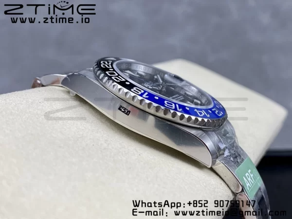 Rolex GMT-Master II 126710 BLNR Blue/Black Ceramic 904L ARF 1:1 Best Edition on Oyster Bracelet SH3285 CHS - Super Clone Watch | 1:1 Best Version