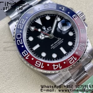 Rolex GMT-Master II 126710 BLRO Blue/Red Ceramic 904L ARF 1:1 Best Edition on Jubilee Oyster SH3285 CHS V3 - Super Clone Watch | 1:1 Best Version