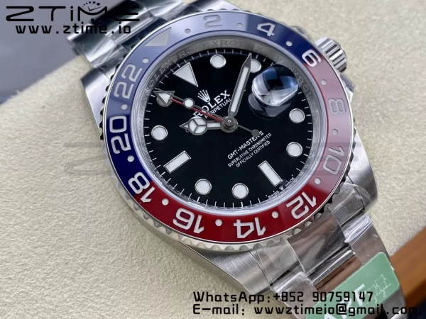 Rolex GMT-Master II 126710 BLRO Blue/Red Ceramic 904L ARF 1:1 Best Edition on Jubilee Oyster SH3285 CHS V3 - Super Clone Watch | 1:1 Best Version