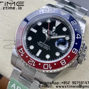 Rolex GMT-Master II 126710 BLRO Blue/Red Ceramic 904L ARF 1:1 Best Edition on Jubilee Oyster SH3285 CHS V3 - Super Clone Watch | 1:1 Best Version