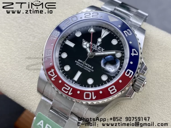 Rolex GMT-Master II 126710 BLRO Blue/Red Ceramic 904L ARF 1:1 Best Edition on Jubilee Oyster SH3285 CHS V3 - Super Clone Watch | 1:1 Best Version