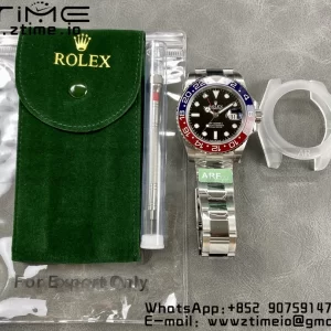 Rolex GMT-Master II 126710 BLRO Blue/Red Ceramic 904L ARF 1:1 Best Edition on Jubilee Oyster SH3285 CHS V3 - Super Clone Watch | 1:1 Best Version