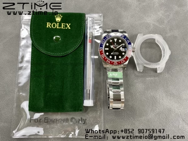 Rolex GMT-Master II 126710 BLRO Blue/Red Ceramic 904L ARF 1:1 Best Edition on Jubilee Oyster SH3285 CHS V3 - Super Clone Watch | 1:1 Best Version