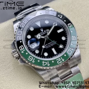 Rolex GMT-Master II 126720 VTNR Πράσινο/μαύρο κεραμικό 904L ARF 1:1 Best Edition σε βραχιόλι Oyster SH3285 CHS - Super Clone Watch | 1:1 Best Version