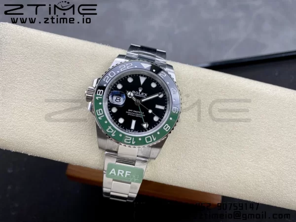 Rolex GMT-Master II 126720 VTNR Πράσινο/μαύρο κεραμικό 904L ARF 1:1 Best Edition σε βραχιόλι Oyster SH3285 CHS - Super Clone Watch | 1:1 Best Version