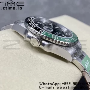 Rolex GMT-Master II 126720 VTNR Πράσινο/μαύρο κεραμικό 904L ARF 1:1 Best Edition σε βραχιόλι Oyster SH3285 CHS - Super Clone Watch | 1:1 Best Version
