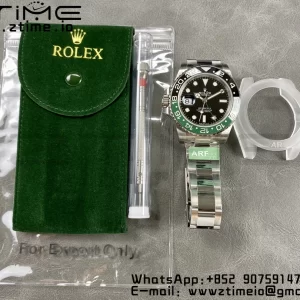 Rolex GMT-Master II 126720 VTNR Πράσινο/μαύρο κεραμικό 904L ARF 1:1 Best Edition σε βραχιόλι Oyster SH3285 CHS - Super Clone Watch | 1:1 Best Version