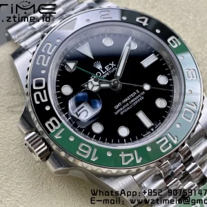 Rolex GMT-Master II 126720 VTNR Green/Black Ceramic 904L ARF 1:1 Best Edition on Oyster Jubilee SH3285 CHS - Super Clone Watch | 1:1 Best Version