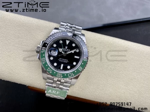 Rolex GMT-Master II 126720 VTNR Green/Black Ceramic 904L ARF 1:1 Best Edition on Oyster Jubilee SH3285 CHS - Super Clone Watch | 1:1 Best Version