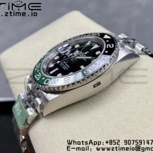 Rolex GMT-Master II 126720 VTNR Green/Black Ceramic 904L ARF 1:1 Best Edition on Oyster Jubilee SH3285 CHS - Super Clone Watch | 1:1 Best Version