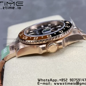 Rolex GMT Master II 126711 CHNR Brown/Black ceramic 904L SS ARF 1:1 Best Edition on RG Oyster Bracelet SH3285 CHS - Super Clone Watch | 1:1 Best Version